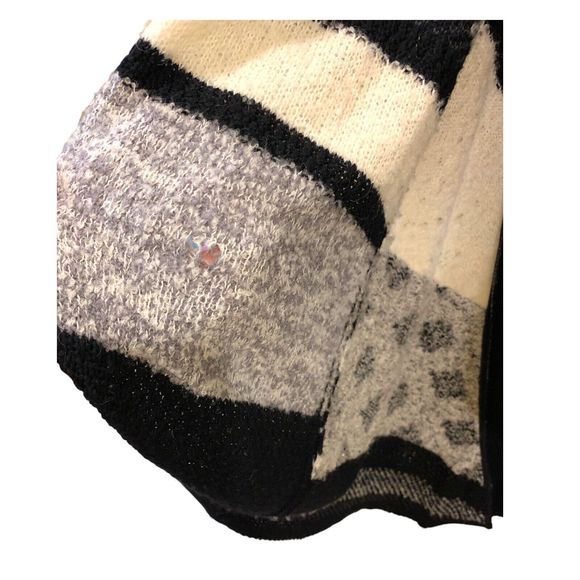 B10 Vince. Wool Blend Colorblock Pantrerend Longline Cardigan Sweater Sz S - Picture 12 of 12